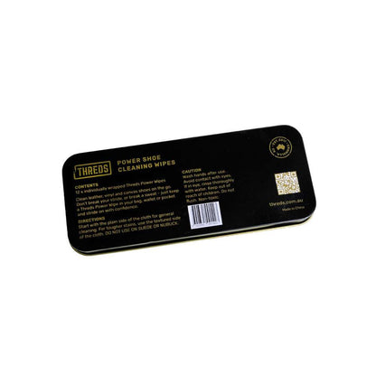 Power Shoe Cleaning Wipes - Black