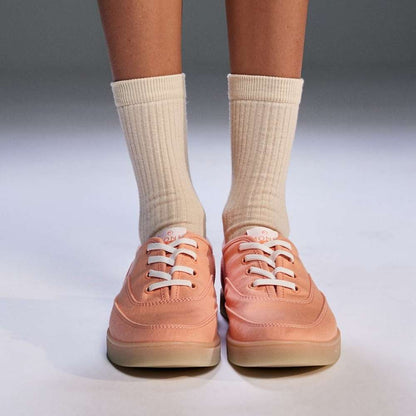 Cyan Casual Slip-On Sneaker - Shell Coral