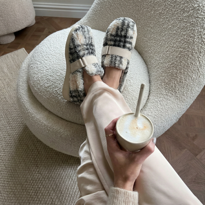 Imogen Slipper - Navy Multi