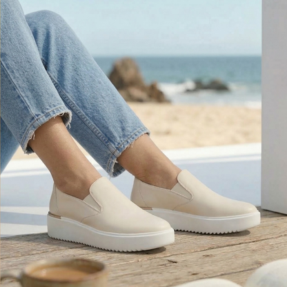 Kearny 2.0 Platform Slip-On Sneaker - Ivory