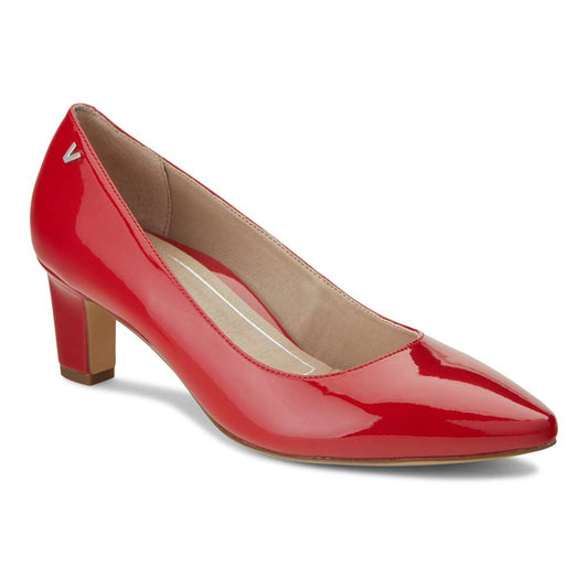 Mia Block Heel - Cherry