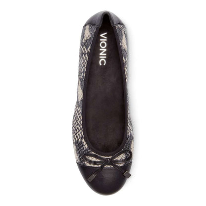 Minna Ballet Flat - Natural Snake