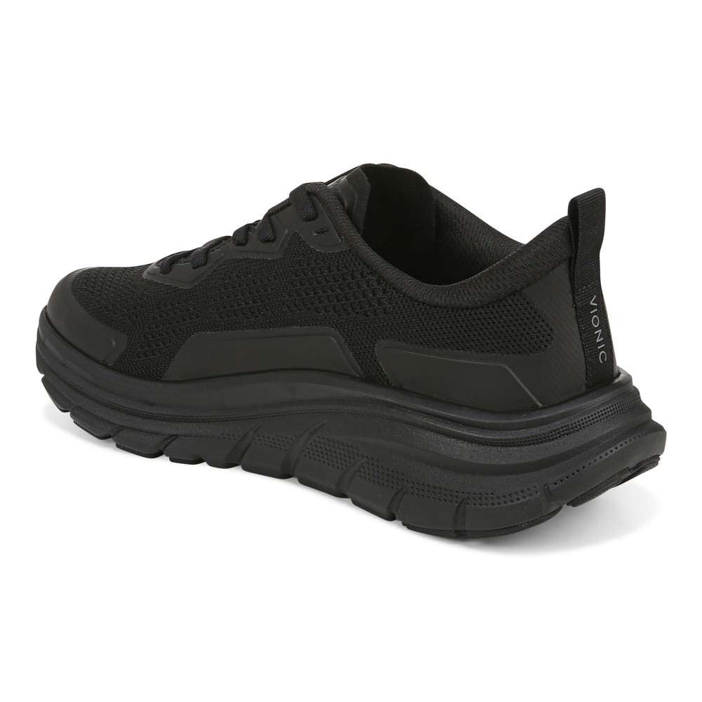 Walk Max Lace Up Sneaker - Black