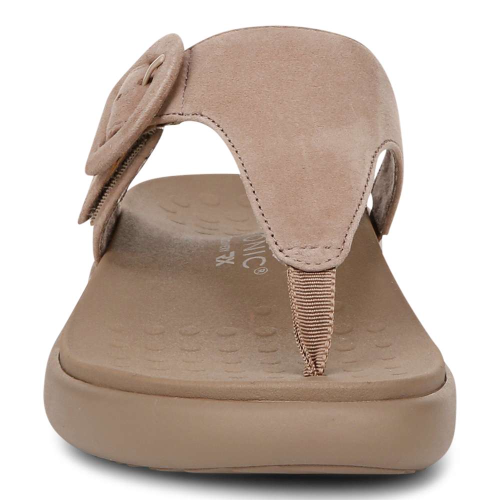 Activate Recovery Sandal - Taupe Suede
