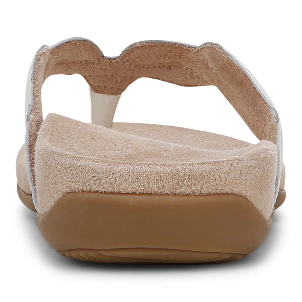 Bella Braid Toe Post Sandal - White