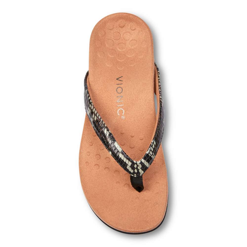 Dillon Toe Post Sandal - Boa Black