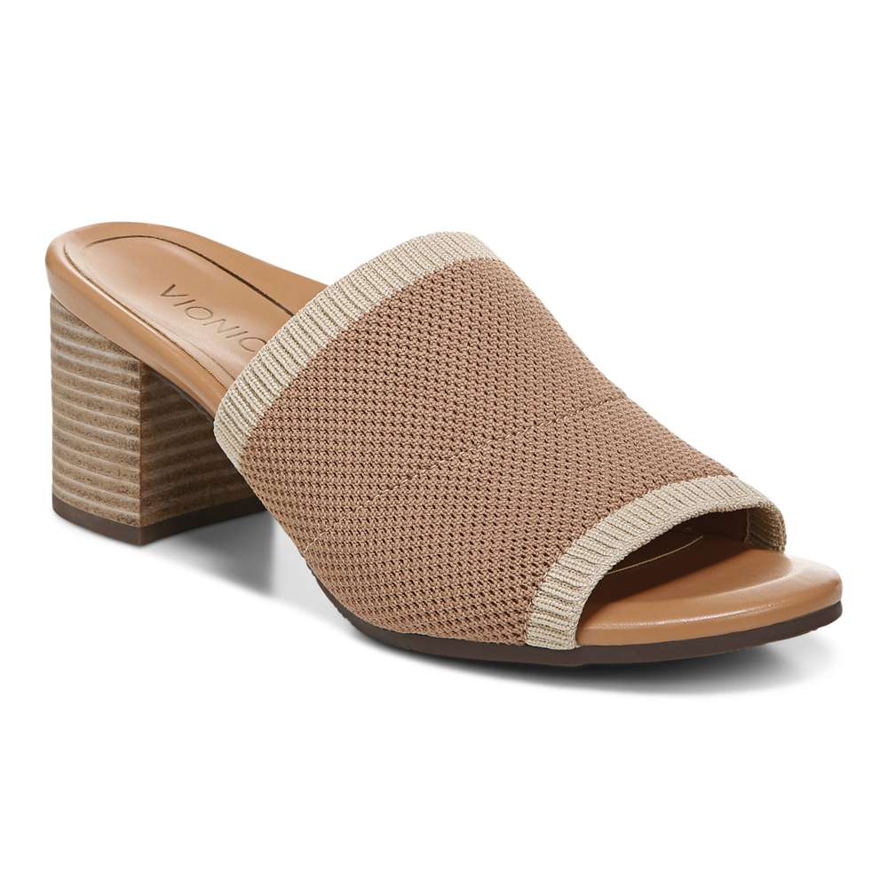 Fleur Heeled Sandal - Toasted Nut