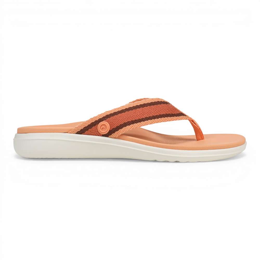 Indigo Sandal - Coral Peach