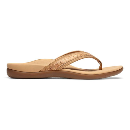 Islander Toe Post Sandal - Gold Cork