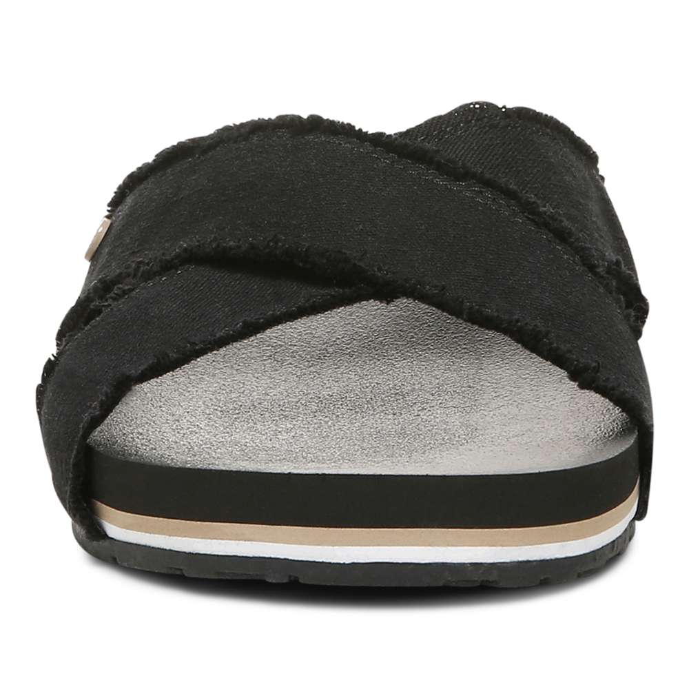 Panama Beach Slide - Black Canvas