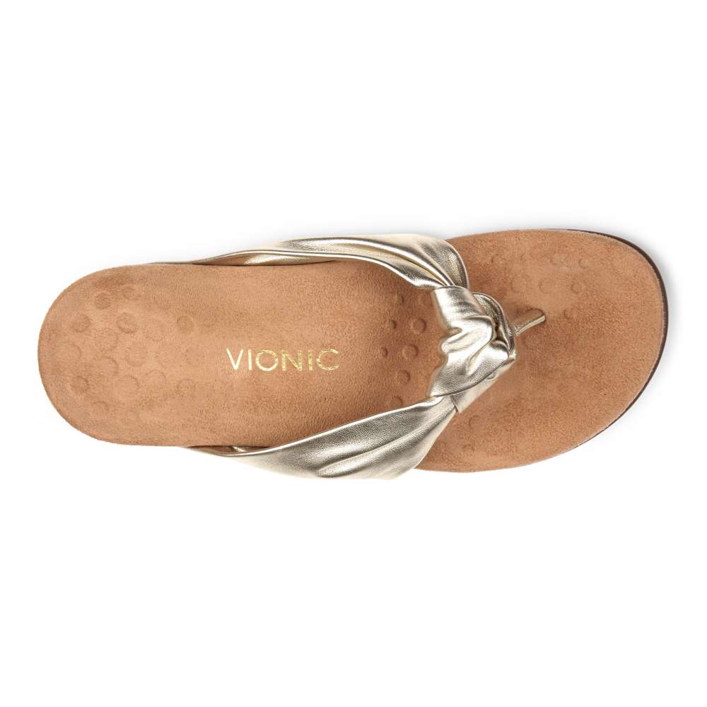 Pippa Toe Post Sandal - Champagne