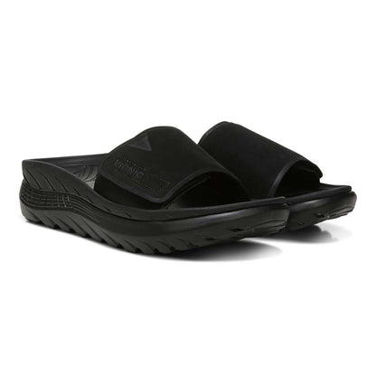 Rejuvenate Recovery Sandal - Black/Black