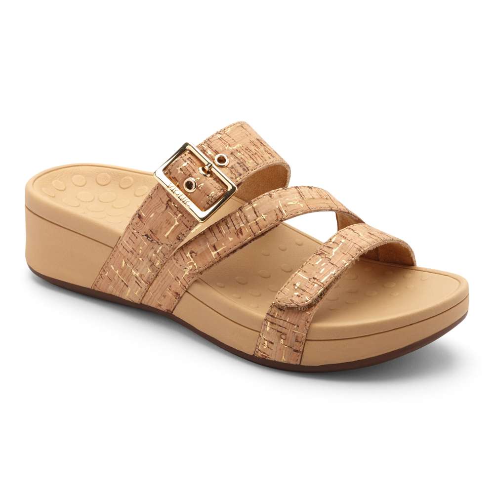 Rio Platform Sandal - Gold Cork