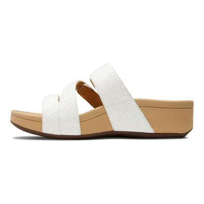 Rio Platform Sandal - White Snake