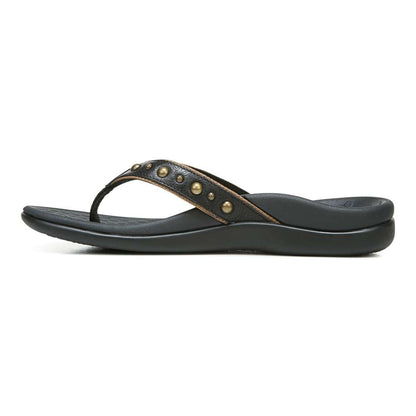 Vanessa Toe Post Sandal - Black
