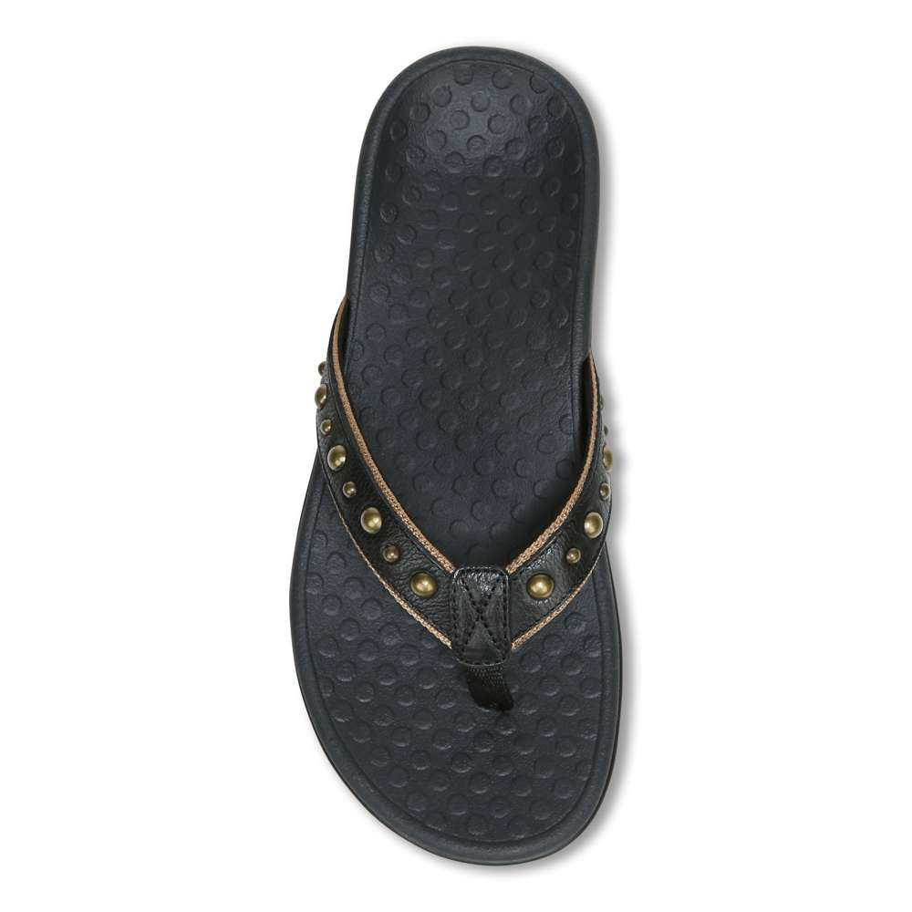 Vanessa Toe Post Sandal - Black