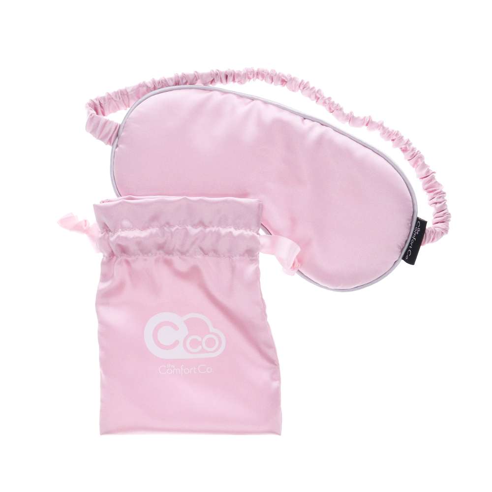 Satin Eye Mask - Pink