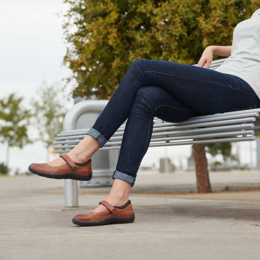 19 Casual Mary-Jane - Cognac