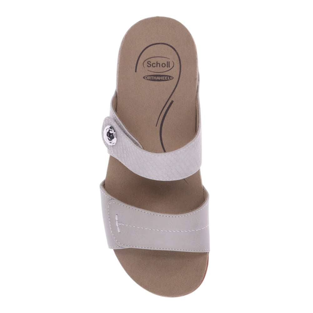Alisa Slide - Light Grey