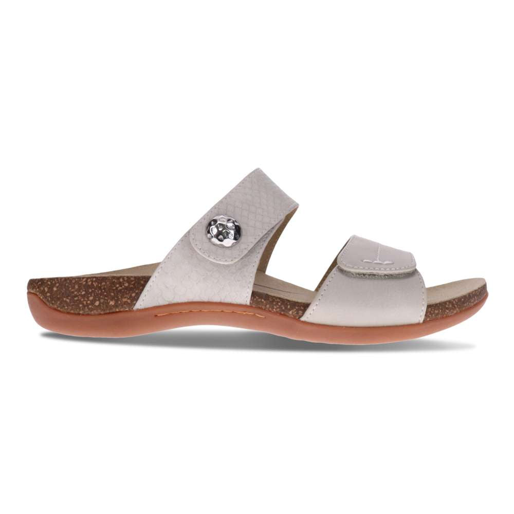 Alisa Slide - Light Grey