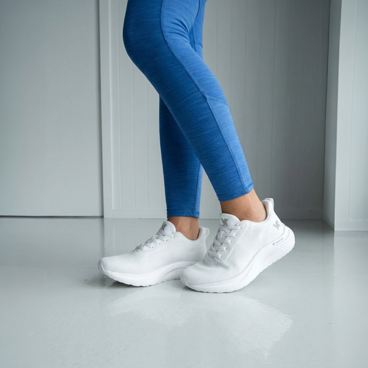 Lifestyle image for Allure Lace-Up Activate Sneaker - White