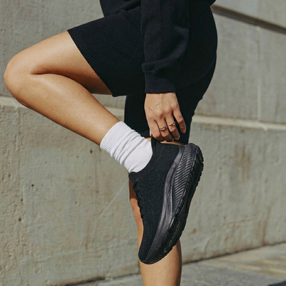Allure Lace-Up Active Sneaker - Black