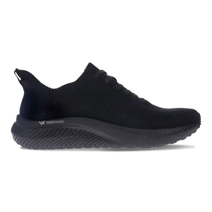 Allure Lace-Up Active Sneaker - Black
