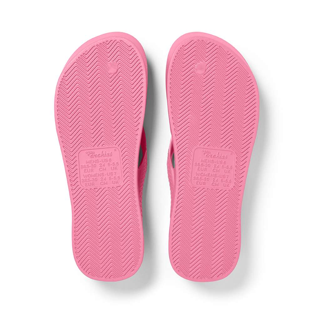 Arch Support Thongs - Hot Pink