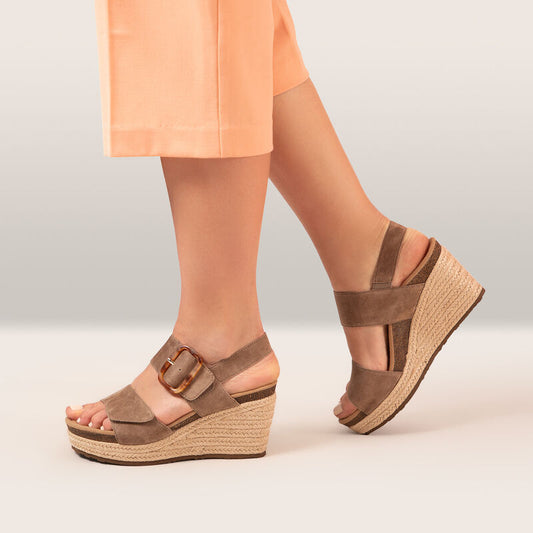 Lifestyle image for Ashley Wedges - Black