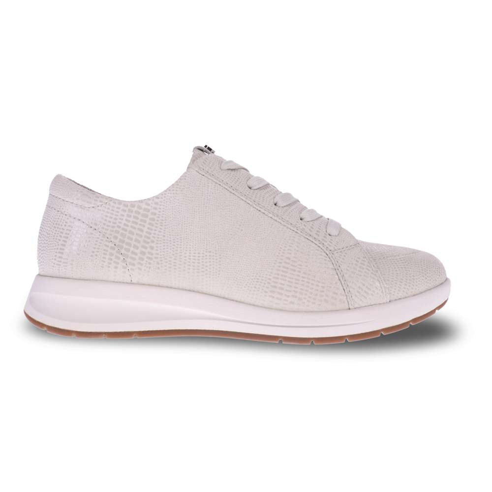 Athens Lace-Up Casual Sneaker - Oyster Lizard