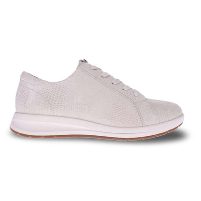 Athens Lace-Up Casual Sneaker - Oyster Lizard