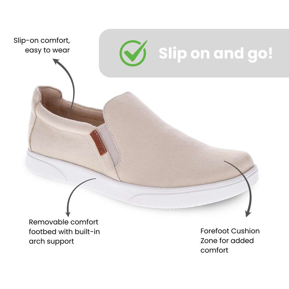 Attica Slip-On Casual Sneaker - Wheat