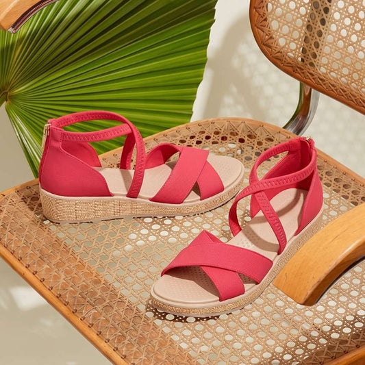 Bali Sand Wedge Sandal - Viva Magenta