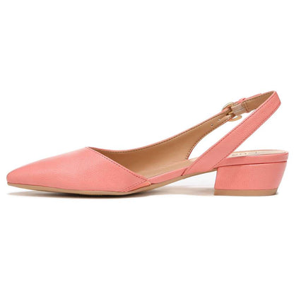 Banks Slingback Heeled Sandal - Coral Peach
