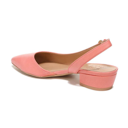 Banks Slingback Heeled Sandal - Coral Peach