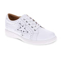 Basha Lace-Up Casual Sneaker - White