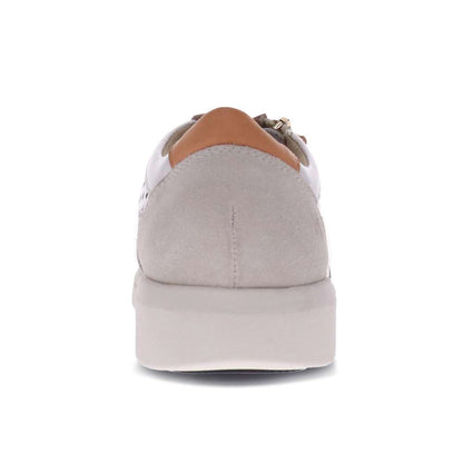Baxley Zip Casual Sneaker - White/Apricot