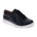 Belinda Lace-Up Casual Sneaker - Black Croc