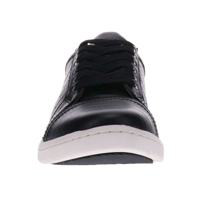 Belinda Lace-Up Casual Sneaker - Black Croc