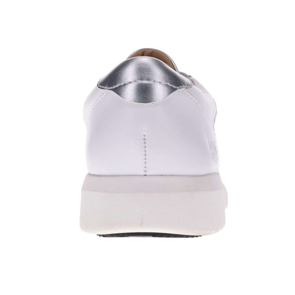 Belinda Lace-Up Casual Sneaker - White Laser