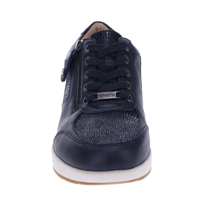 Boston Zip Casual Sneaker - Sapphire/Navy Lizard