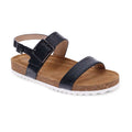 Brag Sandal - Black Croc