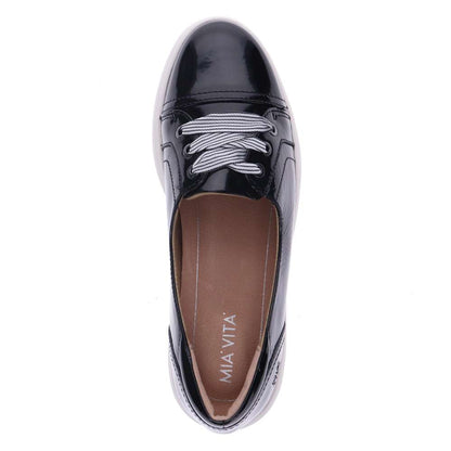 Bridgette Slip-On Casual Sneaker - Black Patent