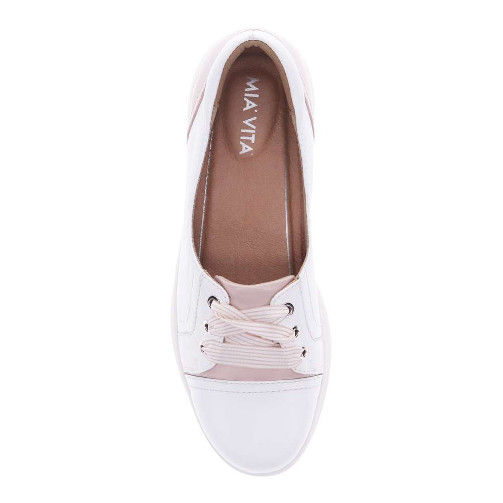 Bridgette Slip-On Casual Sneaker - White/Blush