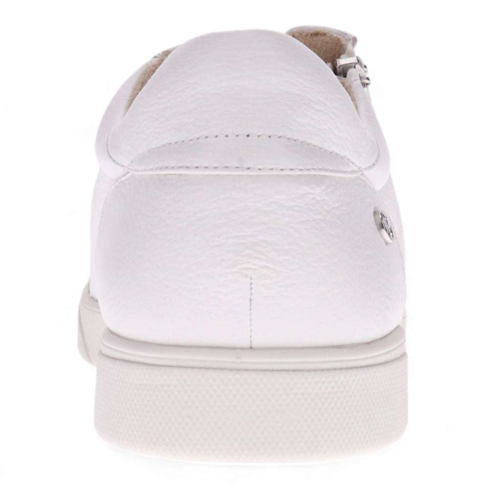 Brisbane Zip Casual Sneaker - White