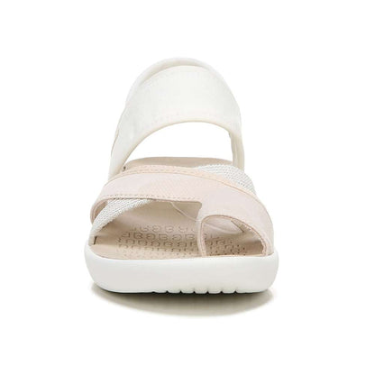 Call Me Sandal - White Fabric