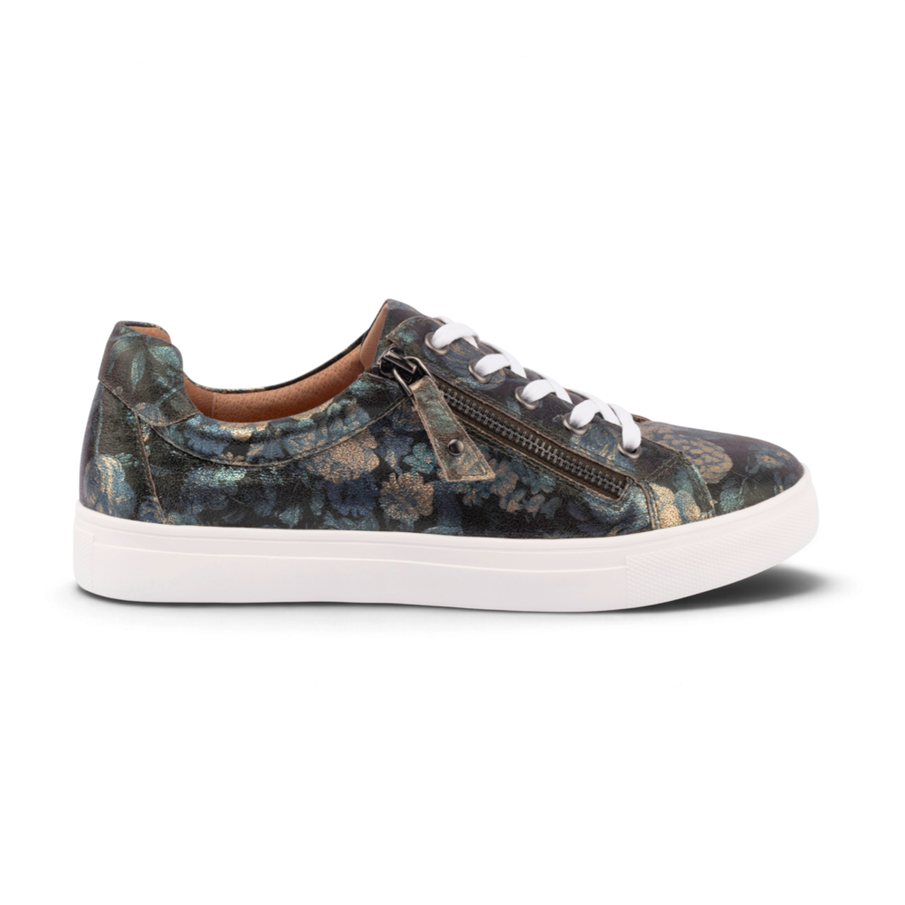 Cara Floral Casual Sneaker - Blue