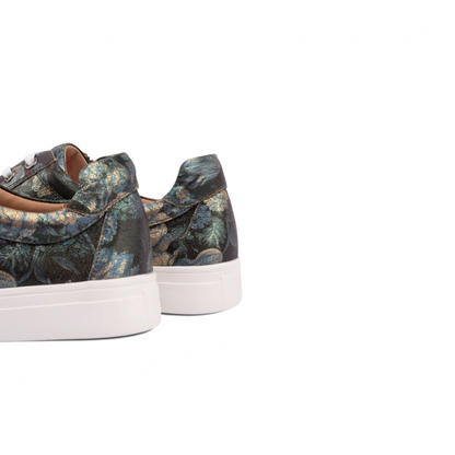 Cara Floral Casual Sneaker - Blue