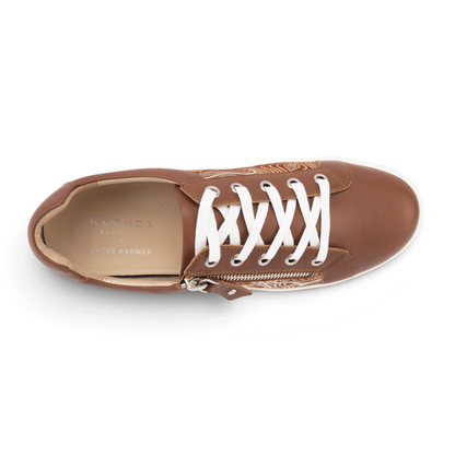 Cara Kard Print Casual Sneaker - Purnululu Rust