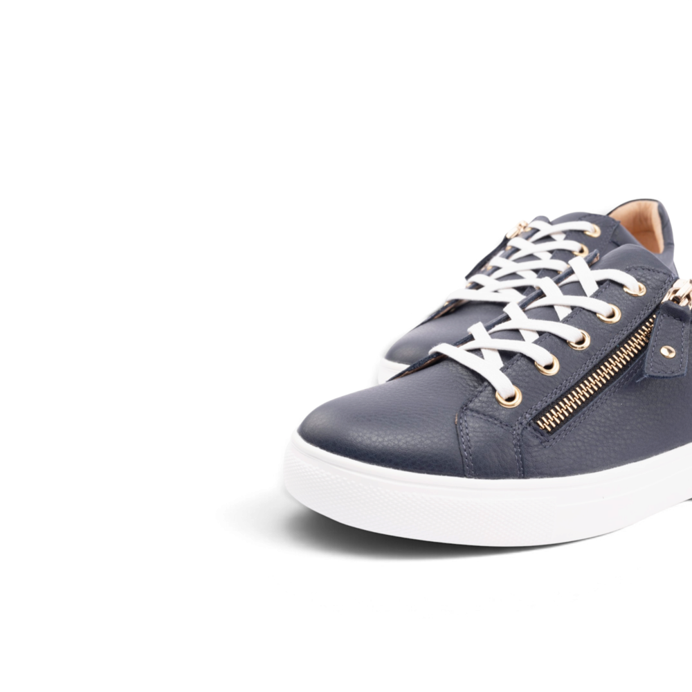 Cara Pebble Casual Sneaker - Navy